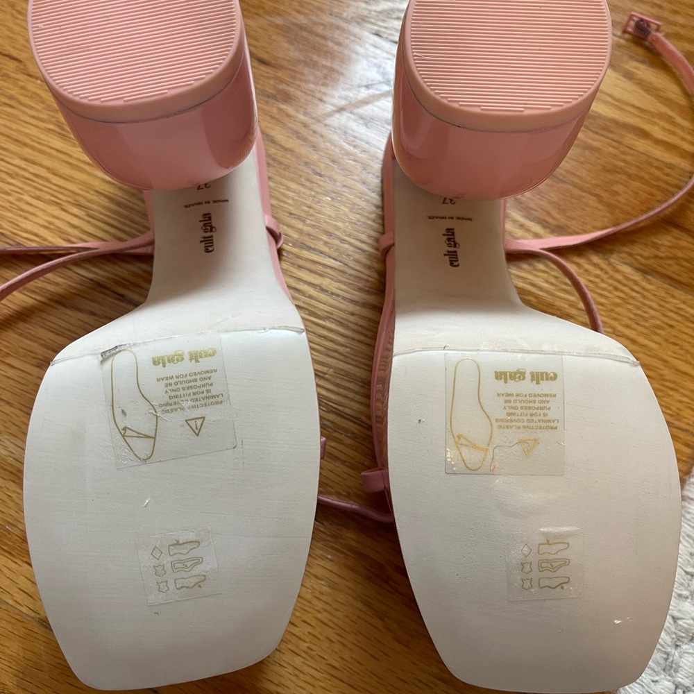 Cult Gaia Pink Heels - Picture 2 of 11